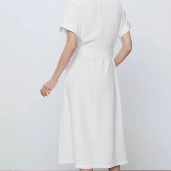 Brand new white button down dress - Picture 2 of 5